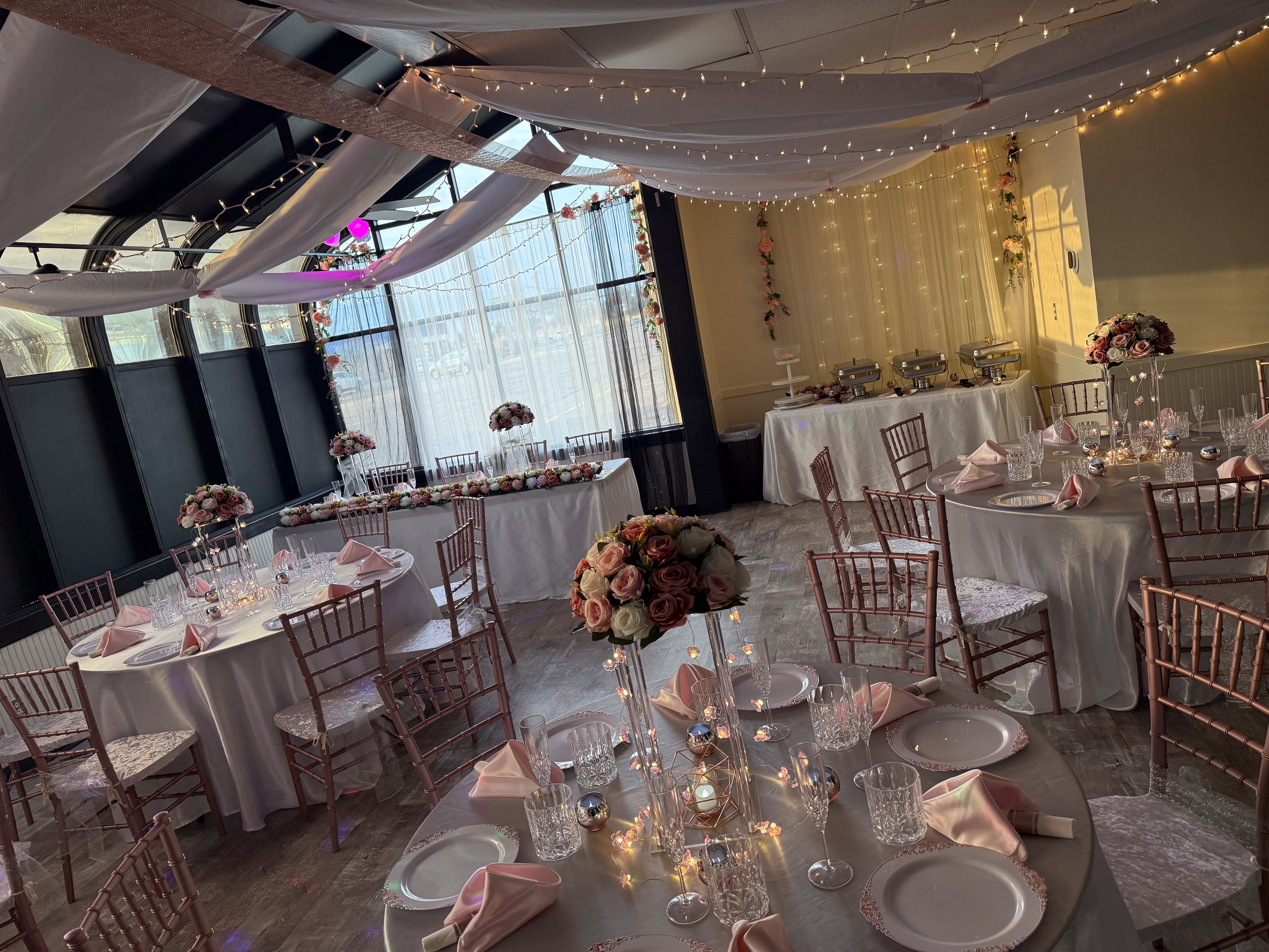 Oak Fire Reception Room Rental 2